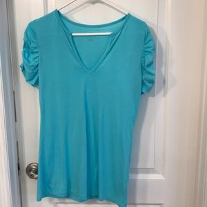 Lilly Pulitzer turquoise tshirt size medium